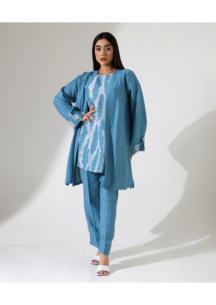 Viskon Keten Üçlü Tesettür Takım indirimleri