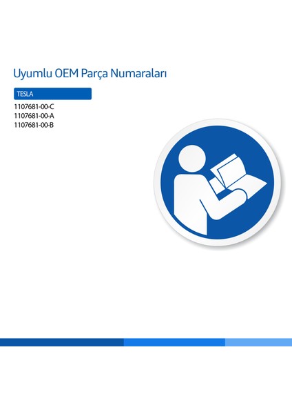 1200 101-2CE Antibakteriel Karbonlu Klima Filtresi (Tesla Model Y (2020<>2025) - Model Y Juniper (2025>)