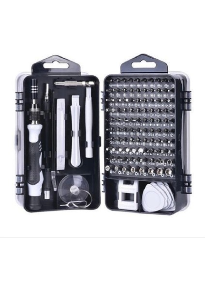 Elektronik Cihaz Tamir Seti – Çok Fonksiyonlu Tornavida Seti, 115 Parça