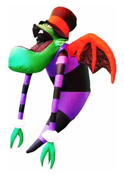 Cadılar Bayramı Halloween Dev Kanatlı Şişme Yaratık – Işıklı ve Korkutucu Tasarım fiyatları