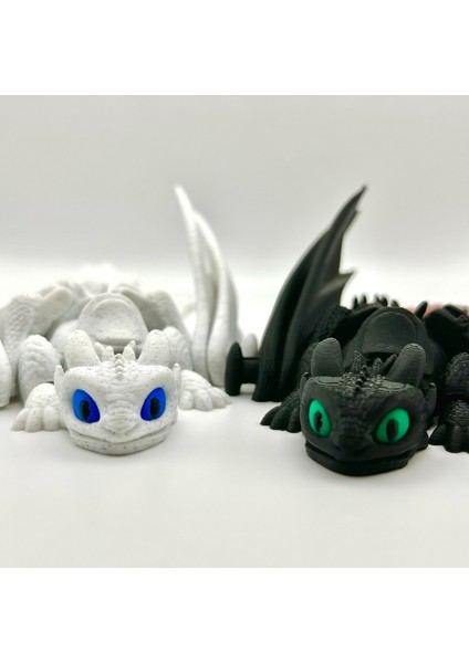 Ejderhanı Nasıl Eğitirsin - Dişsiz Oyuncağı (Gecenin Öfkesi) 2'li Set modelleri
