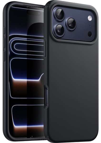 iPhone 17 Pro Max Kılıf Lansman Kamera Korumalı Içi Kadife Yumuşak Renkli Silikon Mat Hisli Süet Kapak