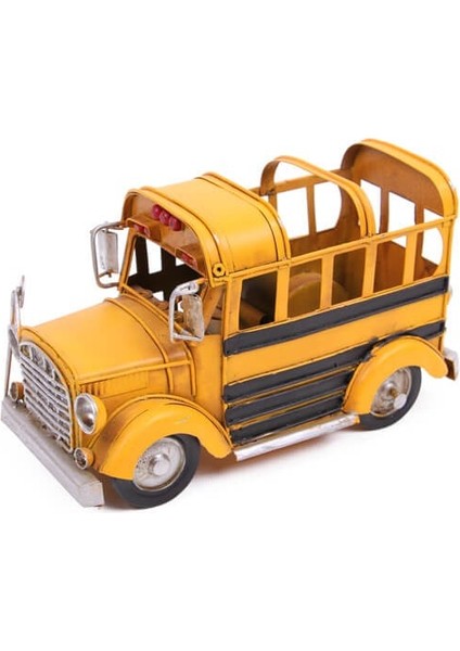 Dekoratif Metal Araba Okul Otobüsü Kalemlik modelleri