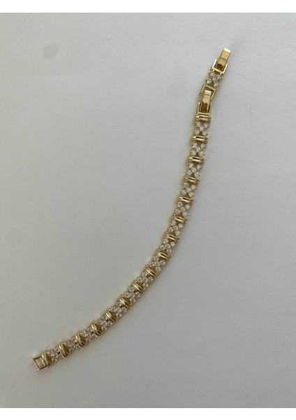 Xuping Özel Seri Çiçek Zirkon Taşlı Gold Bileklik fırsatları