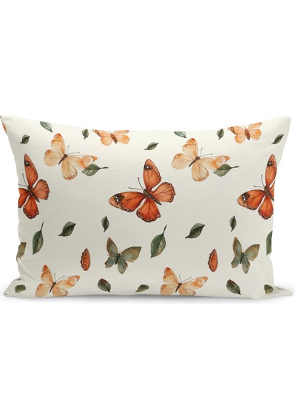 Sonbahar Ekose Serisi Çift Tarafı Baskılı Kırlent Kılıfı (Halloween Autumn Cushion Cover)