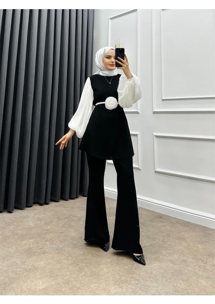 Balon Kol Kemer Detaylı Takım fiyatları