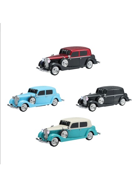 WS1934 Model Klasik Araba Şarjlı Bluetooth Hoparlör Ses Speaker Müzik Çalar Subwoofer Kolon Fm Radyo Sd Kart USB indirimleri