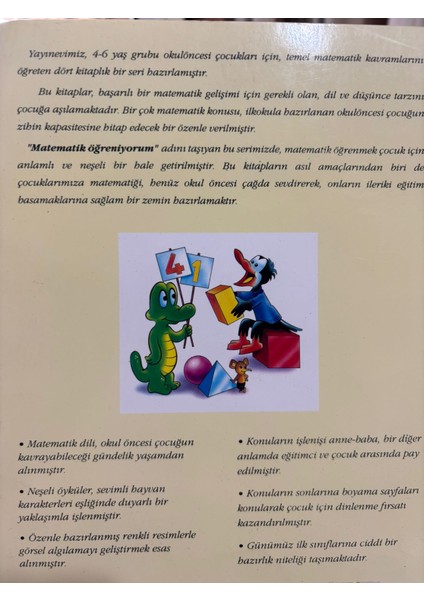 Matematik Öğreniyorum 4-6 Yaş fiyatları