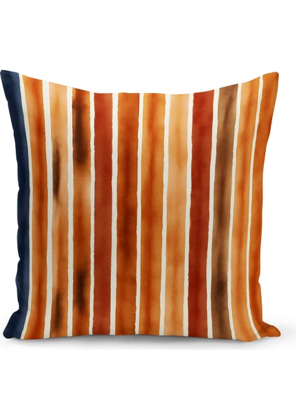 Sonbahar Ekose Serisi Çift Tarafı Baskılı Kırlent Kılıfı (Halloween Autumn Cushion Cover)