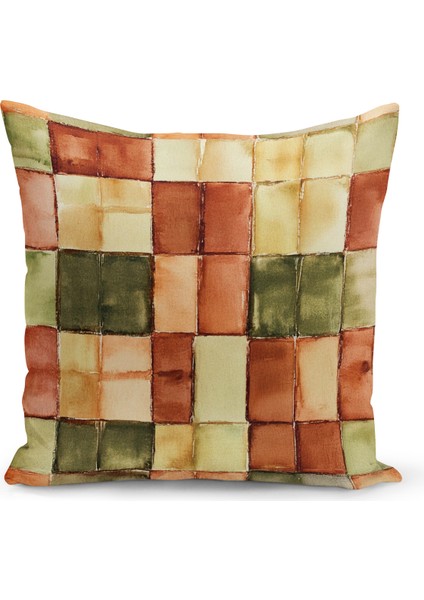 Sonbahar Ekose Serisi Çift Tarafı Baskılı Kırlent Kılıfı (Halloween Autumn Cushion Cover) fiyatları