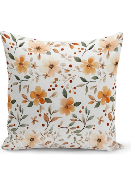 Sonbahar Ekose Serisi Çift Tarafı Baskılı Kırlent Kılıfı (Halloween Autumn Cushion Cover)