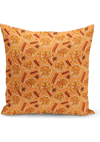 Sonbahar Ekose Serisi Çift Tarafı Baskılı Kırlent Kılıfı (Halloween Autumn Cushion Cover) fiyatları