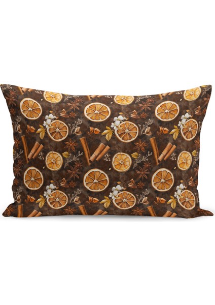 Sonbahar Ekose Serisi Çift Tarafı Baskılı Kırlent Kılıfı (Halloween Autumn Cushion Cover) fiyatları