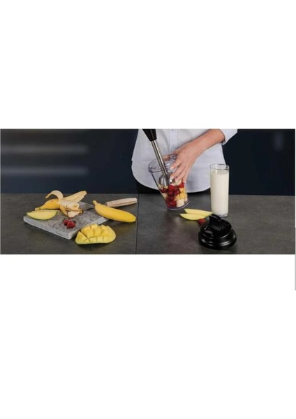 Dilimleyici ve Rende 4 Bıçaklı Powelix 1500W Güç 1,5 Litre Cam Hazneli Mutfak Robotu + Hassas Mutfak Tartısı