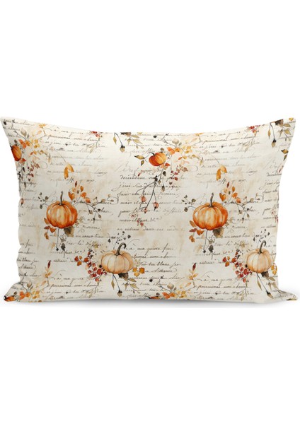 Sonbahar Ekose Serisi Çift Tarafı Baskılı Kırlent Kılıfı (Halloween Autumn Cushion Cover) fiyatları