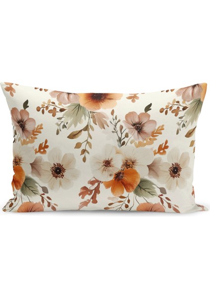 Sonbahar Ekose Serisi Çift Tarafı Baskılı Kırlent Kılıfı (Halloween Autumn Cushion Cover)