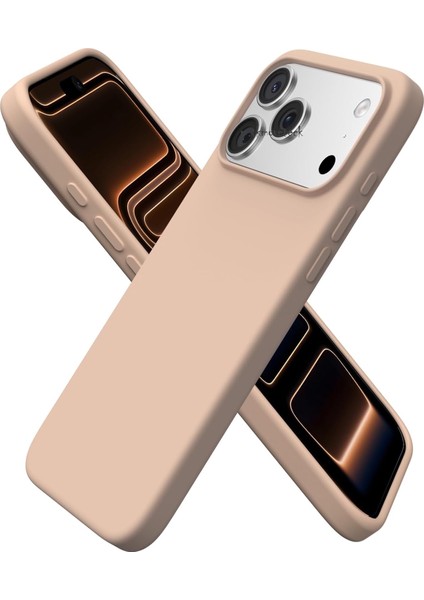 iPhone 17 Pro Kılıf Lansman Kamera Korumalı Içi Kadife Yumuşak Renkli Silikon Mat Hisli Süet Kapak