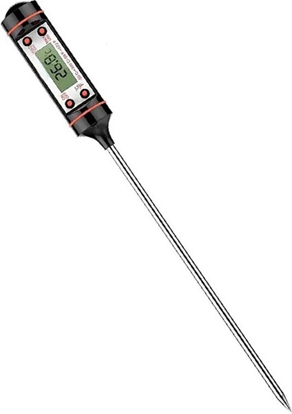 Dijital Gıda Termometresi Sıvı Gıda Et Su Süt Yiyecek Sıcaklık Ölçer Mutfak Gıda Termometresi Ölçüm fiyatları