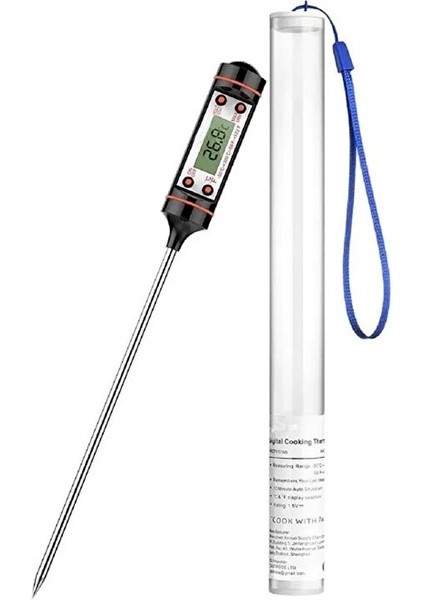 Dijital Gıda Termometresi Sıvı Gıda Et Su Süt Yiyecek Sıcaklık Ölçer Mutfak Gıda Termometresi Ölçüm modelleri