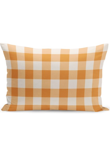 Sonbahar Ekose Serisi Çift Tarafı Baskılı Kırlent Kılıfı (Halloween Autumn Cushion Cover)