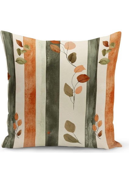 Sonbahar Ekose Serisi Çift Tarafı Baskılı Kırlent Kılıfı (Halloween Autumn Cushion Cover) fiyatları