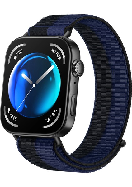 Huawei Fit 4 Pro / Fit 4 / Fit 3 Uyumlu Ince Hasır Örgü Dokuma Cırtlı Kumaş Spor Kordon