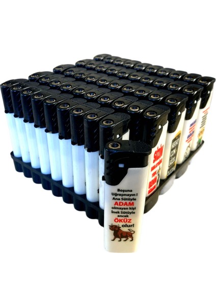 Rüzgar Jet Çakmak 50 Adet Doldurulabilir