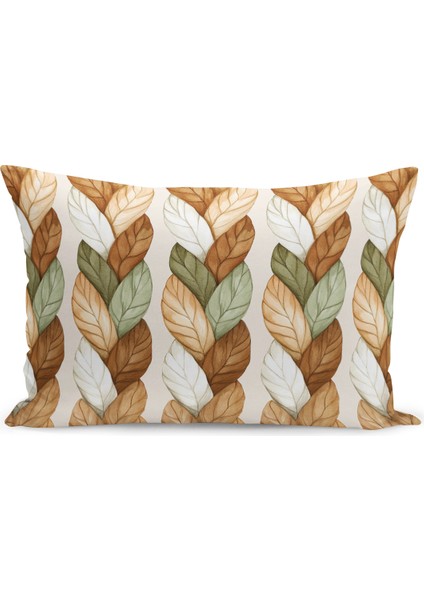 Sonbahar Ekose Serisi Çift Tarafı Baskılı Kırlent Kılıfı (Halloween Autumn Cushion Cover)