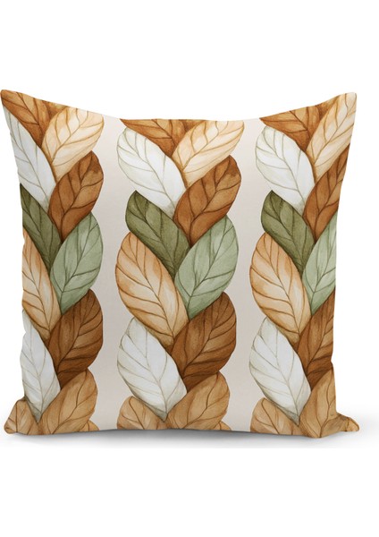 Sonbahar Ekose Serisi Çift Tarafı Baskılı Kırlent Kılıfı (Halloween Autumn Cushion Cover) fiyatları