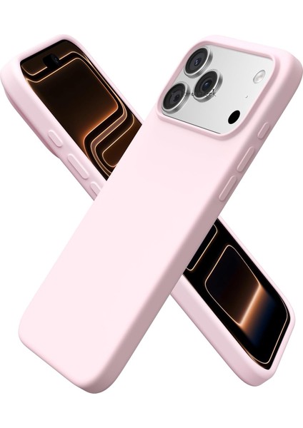 iPhone 17 Pro Kılıf Lansman Kamera Korumalı Içi Kadife Yumuşak Renkli Silikon Mat Hisli Süet Kapak