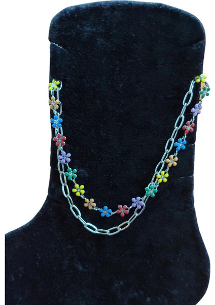 Gümüş Renk Paslanmaz Çelik Halhal