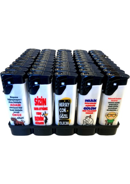 Rüzgar Jet Çakmak 50 Adet Doldurulabilir fiyatları