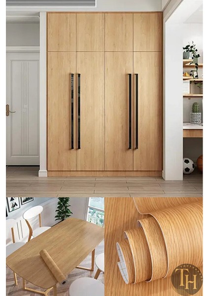 Ahşap Desenli Yapışkanlı Folyo Kaplama 5 Metre Tezgah Dolap Mutfak Masa Kağıdı Yapışkanlı fiyatları