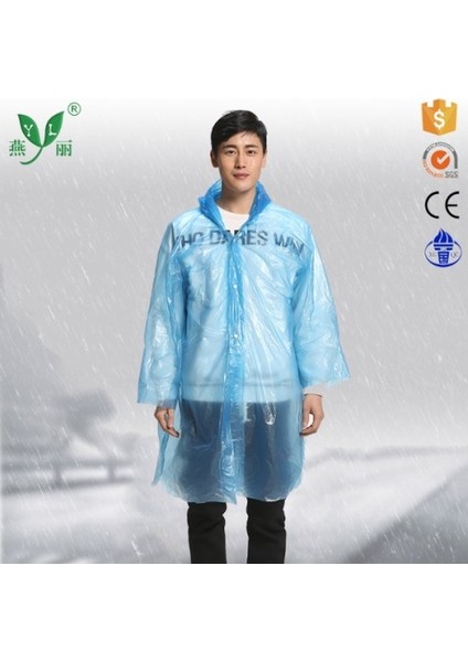 Büro Ev Ofis Insanı Için Yağmurdan Koruyucu Ince Şeffaf Yağmurluk modelleri