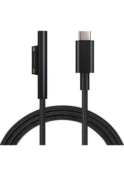 Type-C To Microsoft Surface Pro 3 4 5 6 7 8 Laptop 1 2 3 4 Surface Book 1 2 3 Surface Go Şarj Kablosu