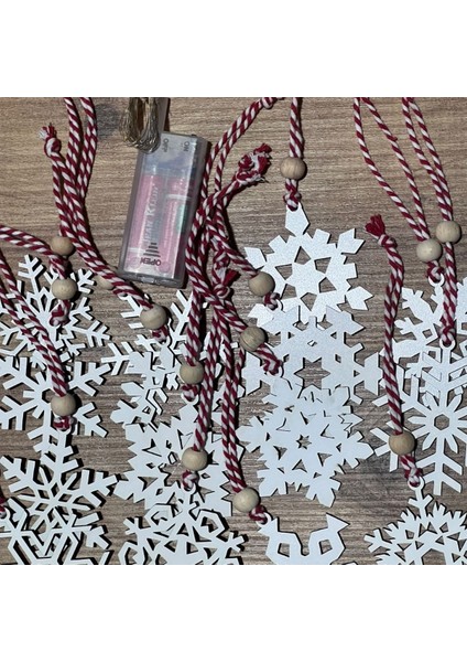 Büro Ev Partisi Için Ahşap Yılbaşı Ağaç Süsü fırsatları