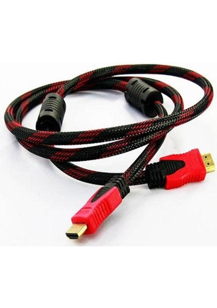 Büro Ev Ofis Için 150CM Golden Uçlu HDMI Kablosu fırsatları