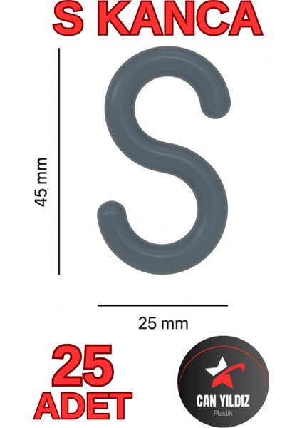 Siyah Plastik Askı S Kanca Mutfak ve Banyo Için Aksesuar S Kanca fiyatları
