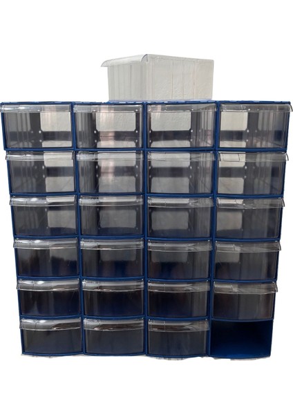 Plastik Çekmeceli Kutu 24 Çekmeceli 750-M modelleri