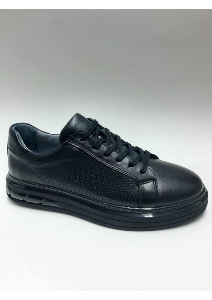 Hakiki Deri Siyah Casual Bağcıklı Erkek Ayakkabı C-4121028 fiyatları