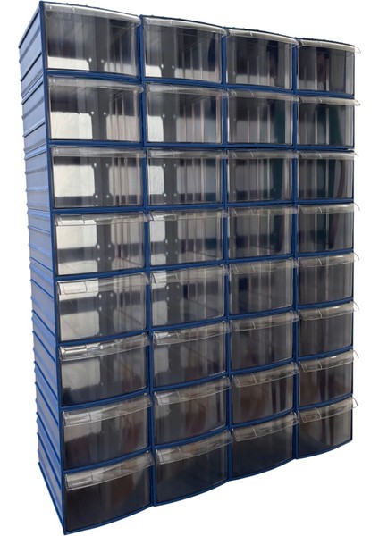 Plastik Çekmeceli Kutu 32 Çekmeceli 750-M