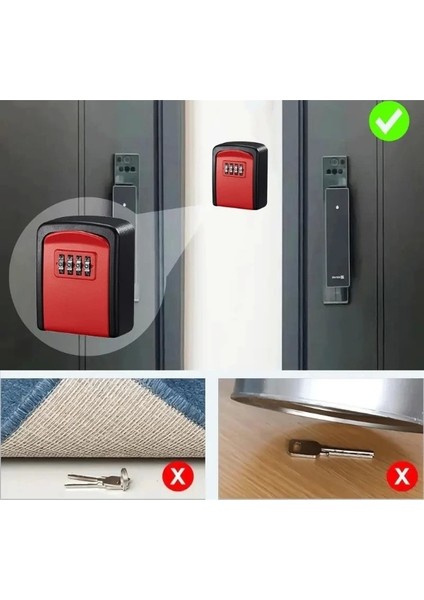 Kırmızı Şifreli Anahtar ve Eşya Saklama Güvenlik Kasası fırsatları