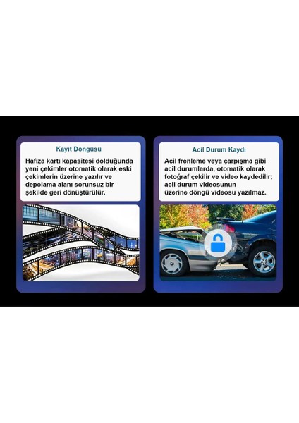 GA83 10 Inç 4K Dvr Araç Içi Elle Dönen Kamera ve Geri Görüş Carplay Android Auto Fm Radyo fiyatları