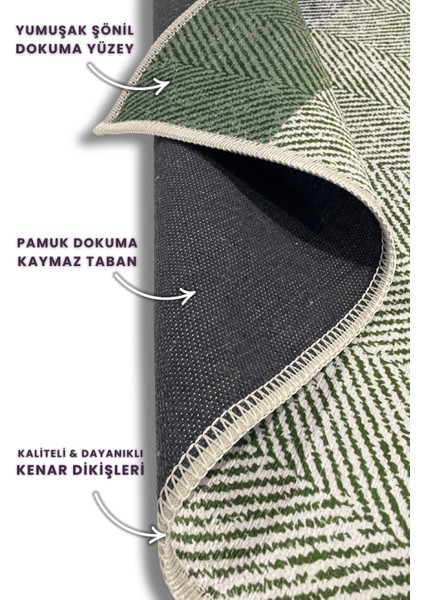 Goemetrik Dikdörtgen Desenli Halı Balıksırtı Kırçıllı Halı Yeşil Halı Genç Odası Halısı Oturma Odası Halısı indirimleri