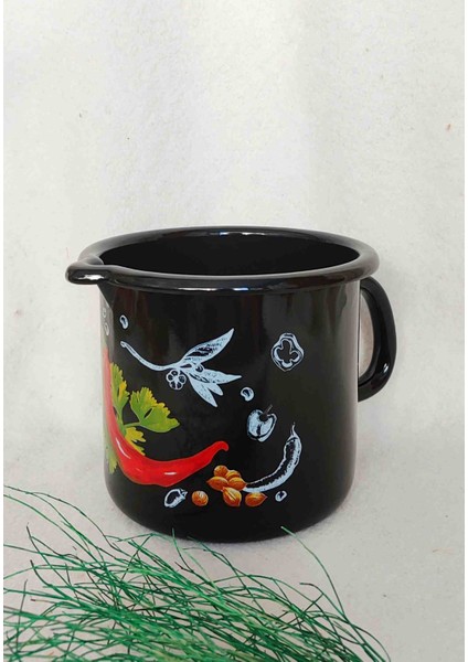 Biber Emaye Sütlük 1,5 Litre 12 cm Çap Yoğurt Süt Çorba Yumurta Haşlama Kabı