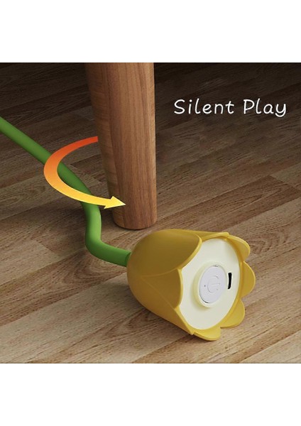 Hareketli Çiçek Kedi Oyuncağı