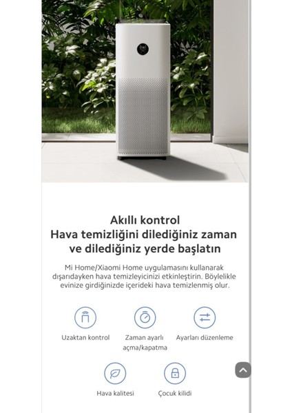 XİAOMİ Ev ve Ofis Için Hava Temizleme Cihazı – Evcil Hayvan Tüyü ve Koku Giderici + Hav&yün Temizleyici fırsatları