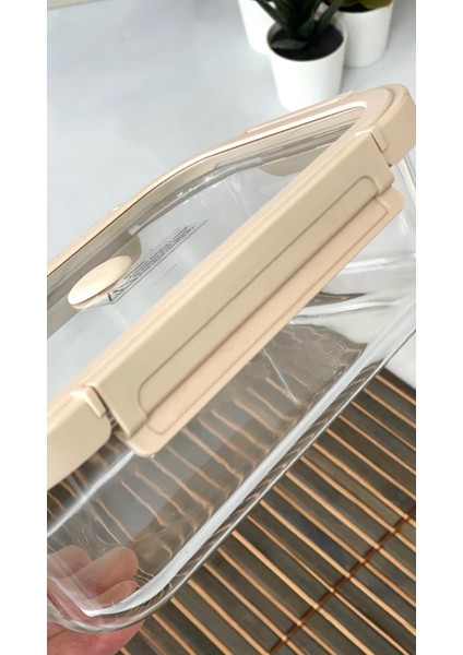 1040 ml Kilitli Cam Saklama Kabı fiyatları