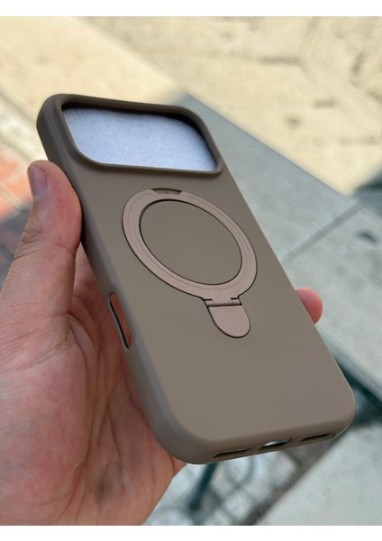 iPhone 17 Pro Max Kılıf Magsafe Manyetik Açılabilir Standlı Halka Ayarlanabilir Liquid Neon Renkli modelleri