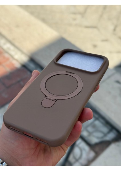 iPhone 17 Pro Max Kılıf Magsafe Manyetik Açılabilir Standlı Halka Ayarlanabilir Liquid Neon Renkli fırsatları